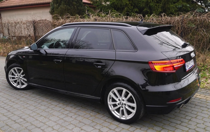 Audi A3 cena 69900 przebieg: 191000, rok produkcji 2019 z Kleszczele małe 742